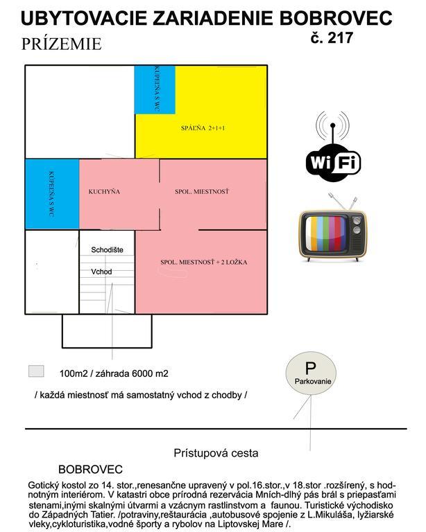 Chalupa V Zapadnych Tatrach 보브로벡 외부 사진